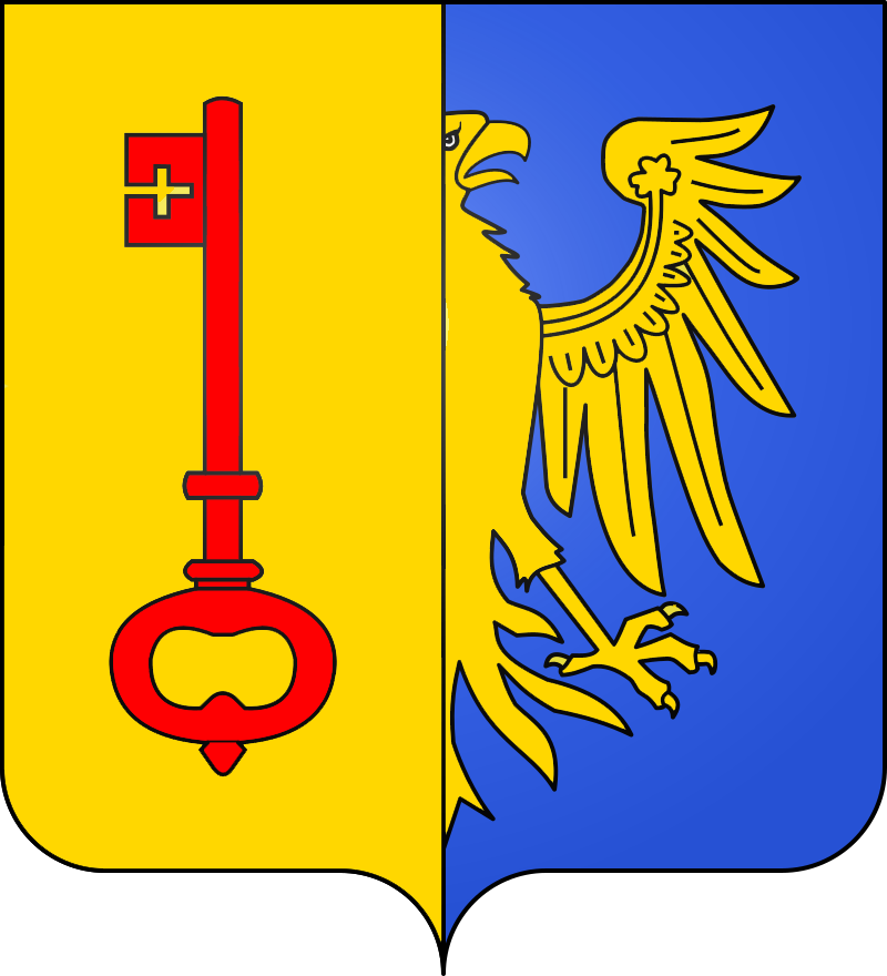 Plaque métal décorative 15 x 30 cm fond bleu 57 J' ❤️ Baudrecourt, canton du Saulnois Moselle 57