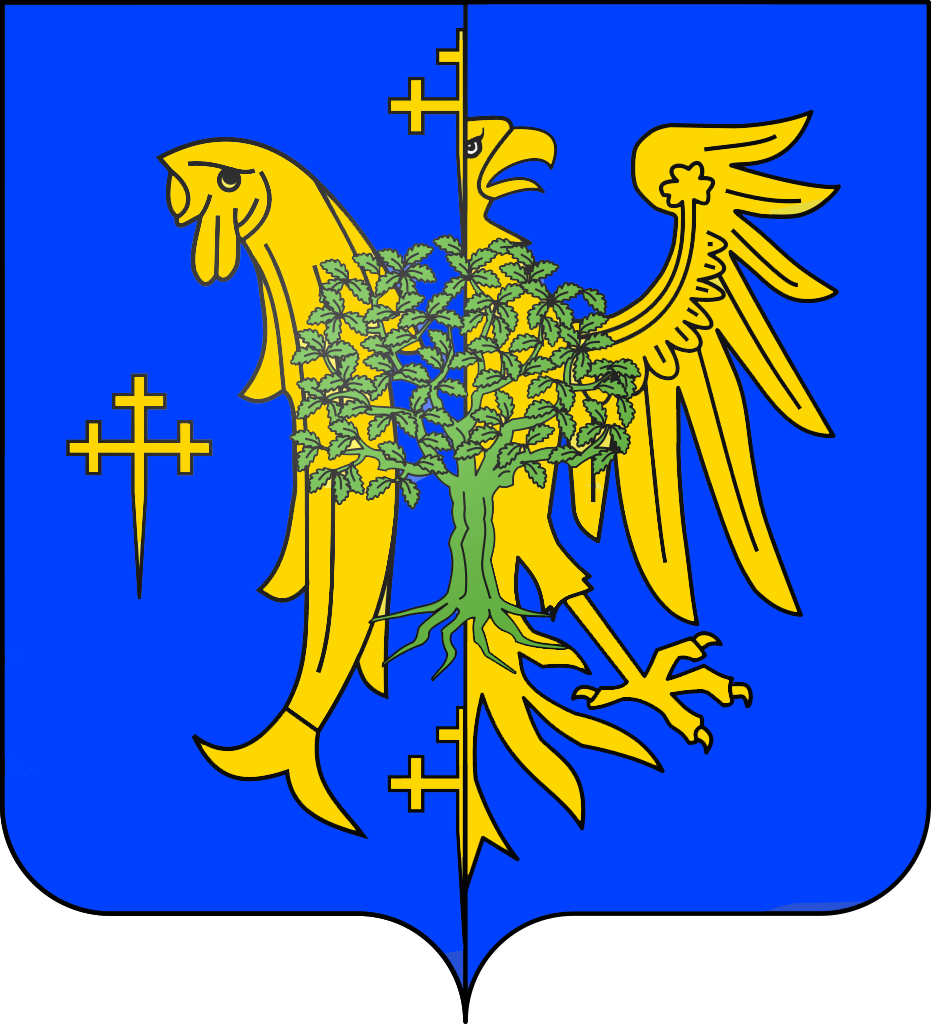Plaque métal décorative 15 x 30 cm fond bleu 57 J' ❤️ Chenois, canton du Saulnois Moselle 57