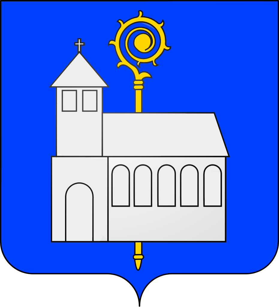Plaque métal décorative 15 x 30 cm fond bleu 57 J' ❤️Juvelize, canton du Saulnois Moselle 57