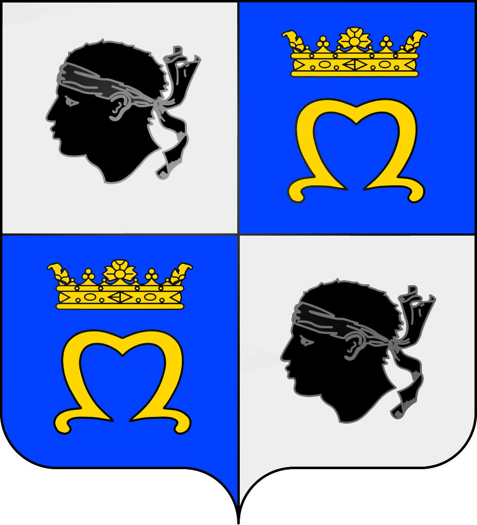 Plaque métal décorative 15 x 30 cm fond bleu 57 J' ❤️Wuisse, canton du Saulnois Moselle 57