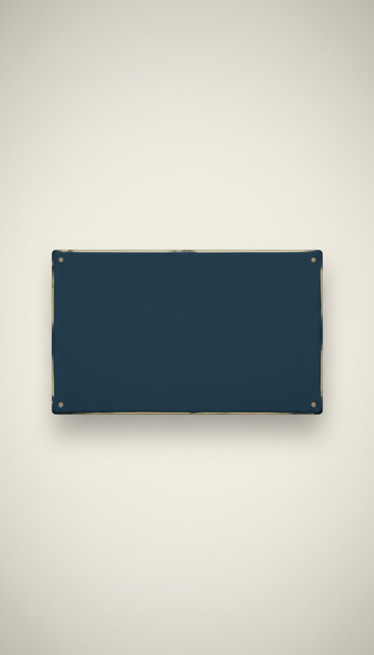 Plaque rectangulaire souvenir village