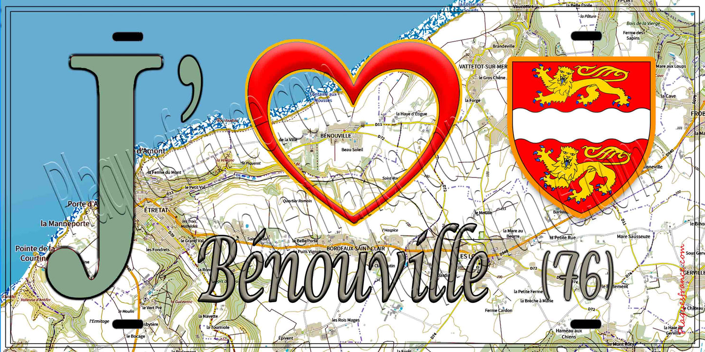 Bénouville geo