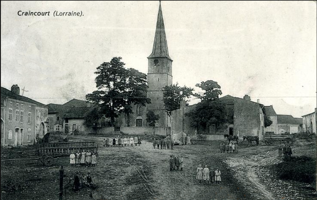 Craincourt : Carte postale en préparation