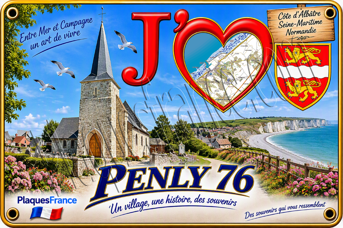 Pack de 20 plaques identiques Penly