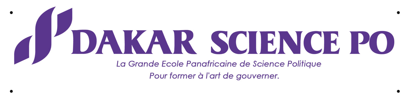 Plaque 10 x 40 cm dakar science po