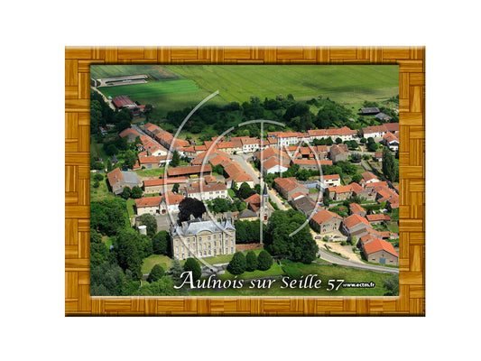 Plaque photo aérienne 20x30cm Gencode : 3662397060905 AULNOIS SUR SEILLE Moselle 57