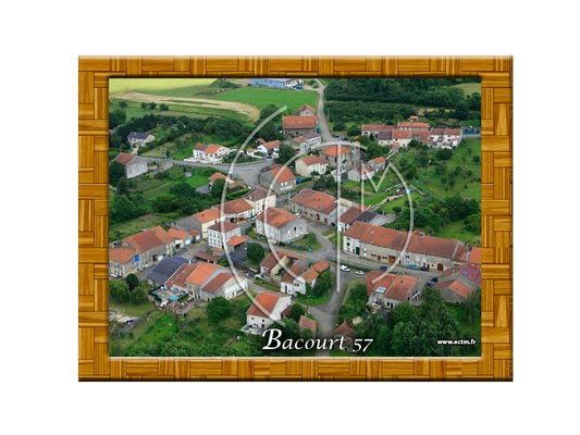 Plaque photo aérienne 20x30cm Gencode : 3662397063050 BACOURT Moselle 57