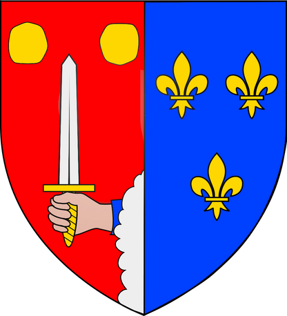 Plaque métal décorative 15 x 30 cm fond bleu 57 J' ❤️ Foville, canton du Saulnois Moselle 57