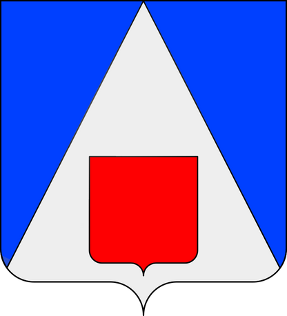 Plaque métal décorative 15 x 30 cm fond bleu 57 J' ❤️ Amelécourt, canton du Saulnois Moselle 57