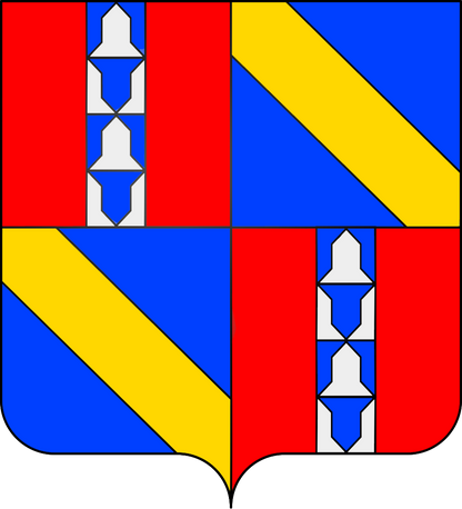 Plaque métal décorative 15 x 30 cm fond bleu 57 J' ❤️ Givrycourt, canton du Saulnois Moselle 57