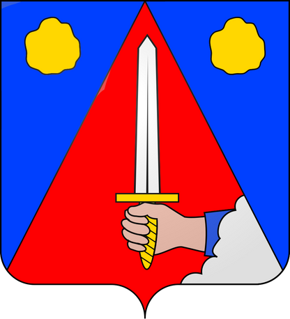 Plaque métal décorative 15 x 30 cm fond bleu 57 J' ❤️Lagarde, canton du Saulnois Moselle 57
