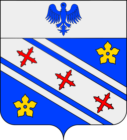 Plaque métal décorative 15 x 30 cm fond bleu 57 J' ❤️Lesse, canton du Saulnois Moselle 57