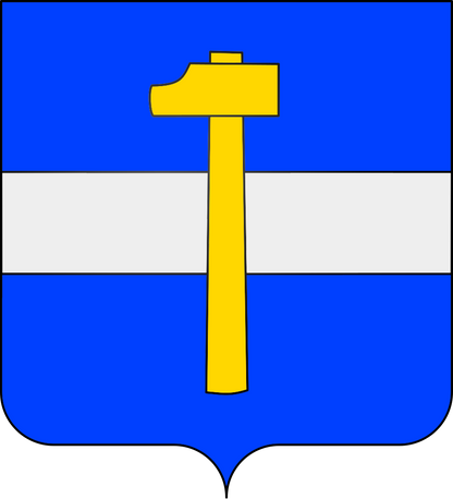 Plaque métal décorative 15 x 30 cm fond bleu 57 J' ❤️Loudrefing, canton du Saulnois Moselle 57
