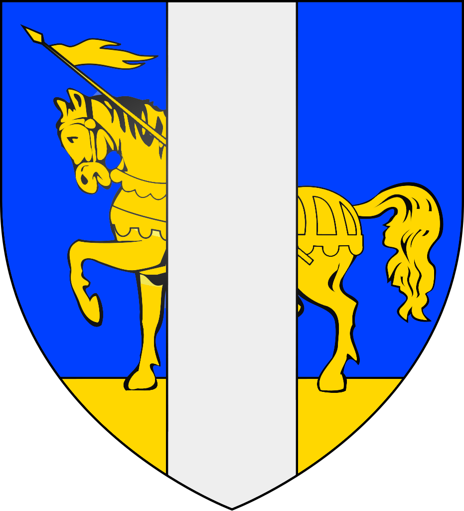 Plaque métal décorative 15 x 30 cm fond bleu 57 J' ❤️Morville lès Vic, canton du Saulnois Moselle 57