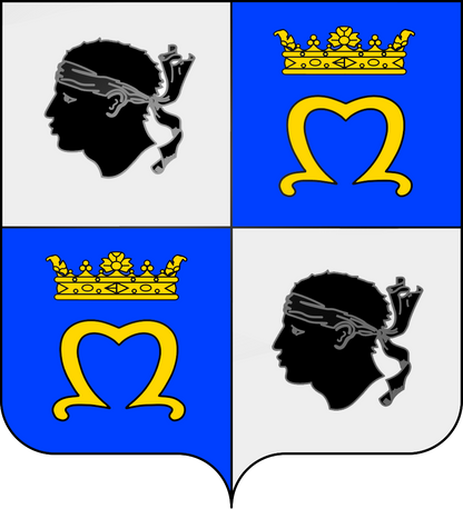Plaque métal décorative 15 x 30 cm fond bleu 57 J' ❤️Wuisse, canton du Saulnois Moselle 57