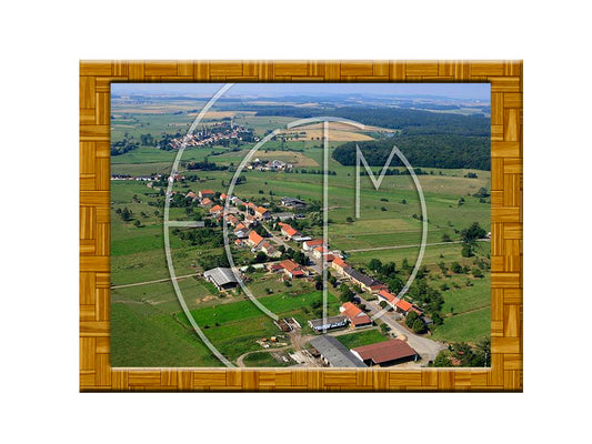 Plaque photo aérienne 20x30cm Gencode : 3662397256445 GIVRYCOURT Moselle 57