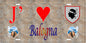 Plaque métal décorative 15 x 30 cm mur antique J' ❤️ Balogna Canton de Sevi-Sorru-Cinarca Corse du Sud
