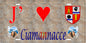 Plaque métal décorative 15 x 30 cm mur antique J' ❤️ Ciamannacce  canton de Taravo-Ornano Corse du Sud