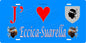Plaque métal décorative 15 x 30 cm bleu J' ❤️ Eccica-Suarella  canton de Taravo-Ornano Corse du Sud