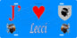 Plaque métal décorative 15 x 30 cm bleu J' ❤️ Lecci canton du Bavela  Corse du Sud