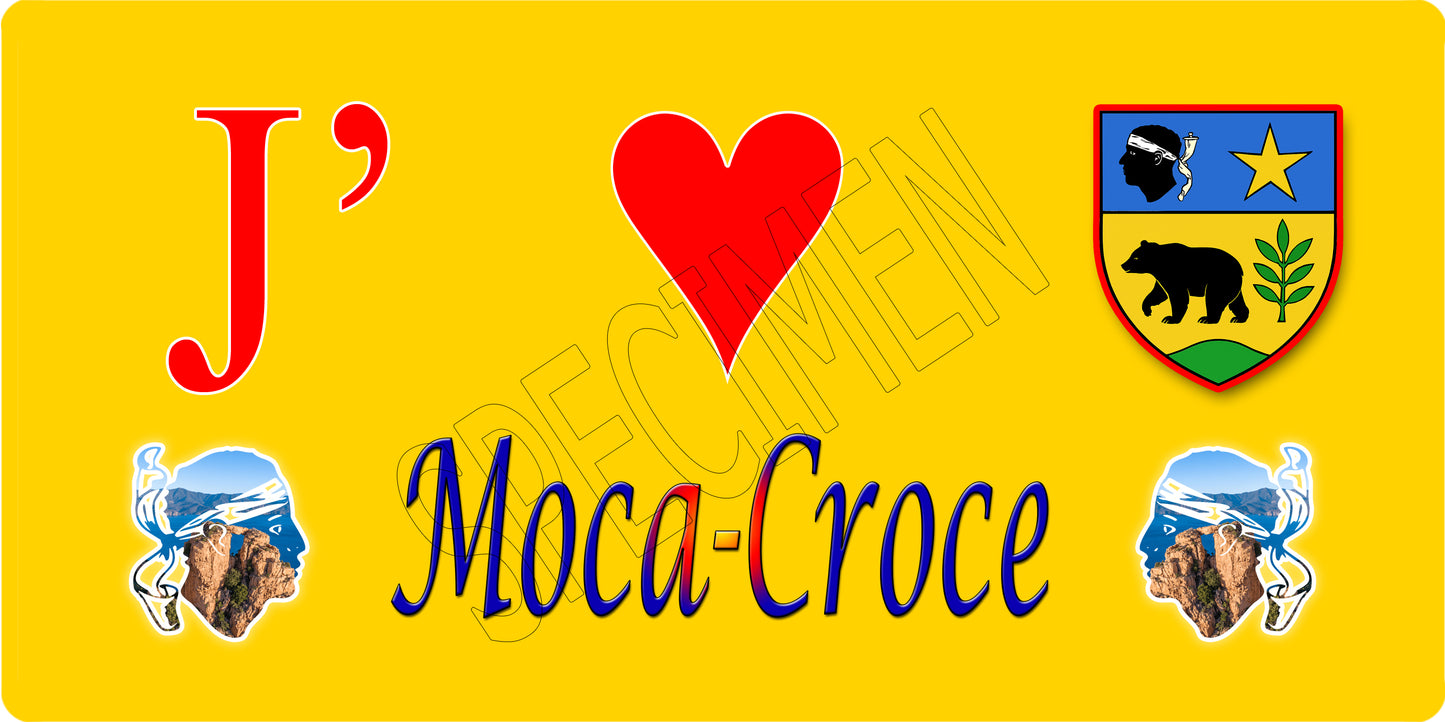 Blason Moca Croce