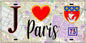 Plaque métal décorative  J' ❤️ Paris : Métro Raspail