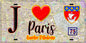 Plaque métal décorative  J' ❤️ Paris : Quartier Saint-Ambroise