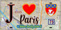 Plaque métal décorative  J' ❤️ Paris : Métro Station Reuilly Diderot