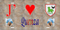 Plaque métal décorative 15 x 30 cm mur antique J' ❤️ Quenza canton du Sartenais-Valinco  Corse du Sud