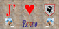 Plaque métal décorative 15 x 30 cm mur antique J' ❤️ Renno Canton de Sevi-Sorru-Cinarca Corse du Sud