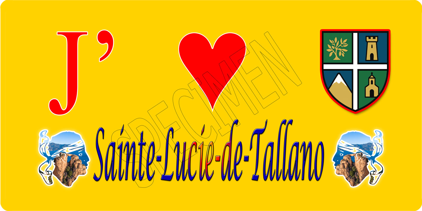 Blason Sainte Lucie de Tallano