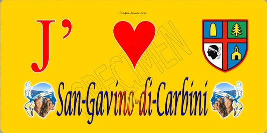 Blason San Gavino di Carbini