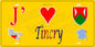 Plaque métal décorative 15 x 30 cm mur jaune carte J' ❤️Tincry, canton du Saulnois Moselle 57
