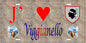 Plaque métal décorative 15 x 30 cm mur antique J' ❤️ Viggianello canton du Sartenais-Valinco  Corse du Sud