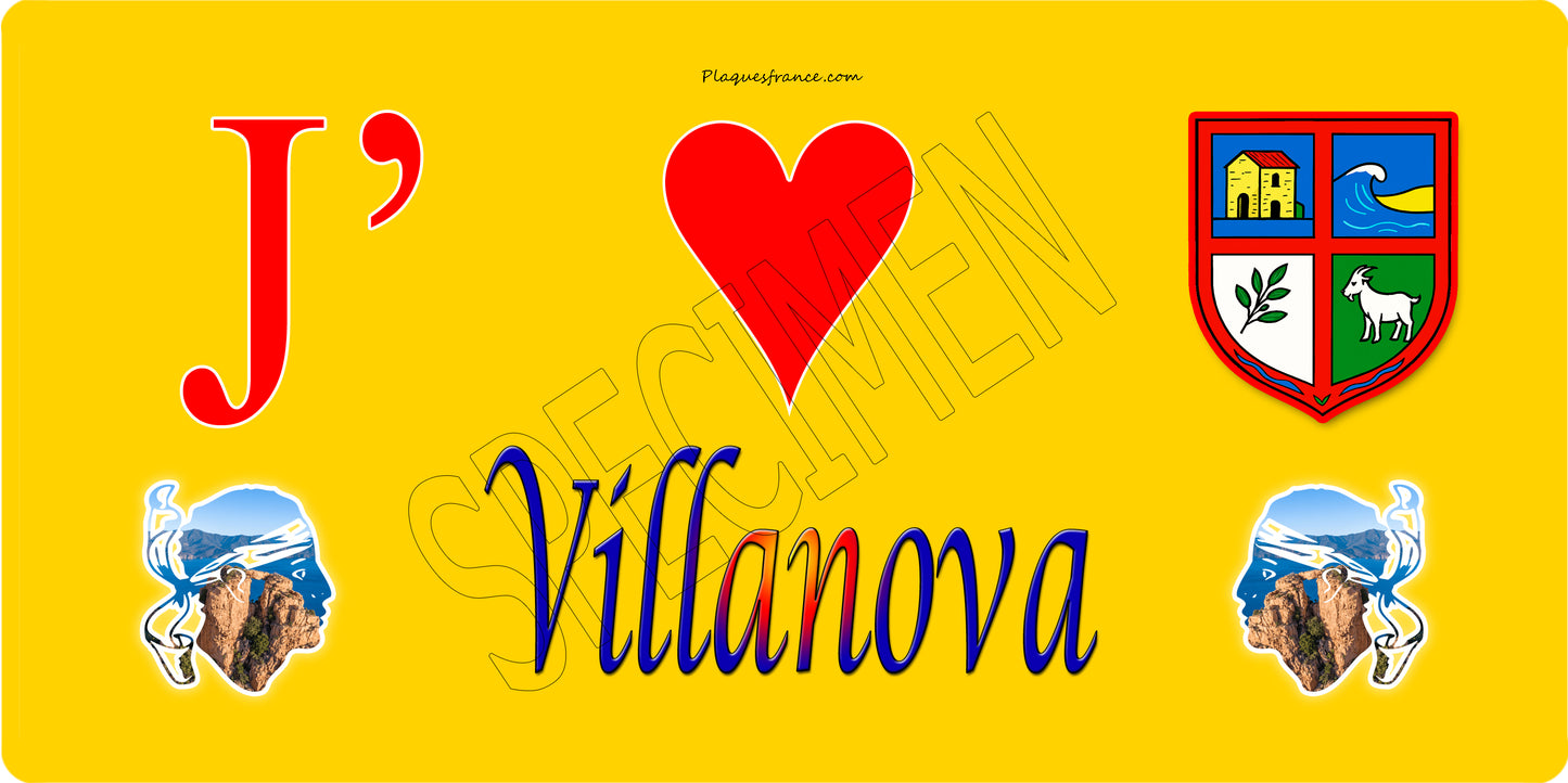 Blason Villanova