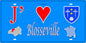 Plaque métal décorative 15X30 J' ❤️ Blosseville, Seine Maritime (76) bleu carte