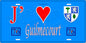 Plaque métal décorative  J' ❤️ Guilmécourt, Seine Maritime (76) bleu