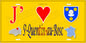 Plaque métal décorative  J' ❤️ Saint-Quentin-au-Bosc, Seine Maritime (76) jaune carte