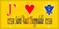 Plaque métal décorative 15X30 J' ❤️ Saint-Vaast-Dieppedalle, Seine Maritime (76) jaune