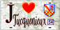 Plaque métal décorative  J' ❤️ Tucquenieux, Meurthe et Moselle (54)