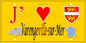 Plaque métal décorative 15x30 J' ❤️ Varengeville-sur-Mer, Seine Maritime (76) jaune carte