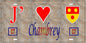 Plaque métal décorative 15 x 30 cm mur antique 57 J' ❤️ Chambrey, canton du Saulnois Moselle 57