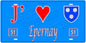 Plaque métal décorative, J' ❤️Epernay, Marne, fond  mur bleu 51