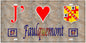 Plaque métal décorative 15 x 30 cm fond  mur antique 57 J' ❤️Faulquemont, canton Faulquemont  57