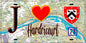 Plaque métal décorative  J' ❤️ Hardricourt, Yvelines (78) fond carte