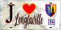 Plaque métal décorative  J' ❤️ Longlaville, Meurthe et Moselle (54)
