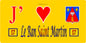Plaque métal décorative 15 x 30 cm fond  mur jaune 57 J' ❤️Le Ban Saint Martin, canton de Montigny-lès-Metz Moselle 57