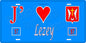 Plaque métal décorative 15 x 30 cm fond bleu 57 J' ❤️Lezey, canton du Saulnois Moselle 57