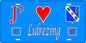Plaque métal décorative 15 x 30 cm fond bleu 57 J' ❤️Lidrezing, canton du Saulnois Moselle 57