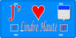 Plaque métal décorative 15 x 30 cm fond bleu 57 J' ❤️Lindre Haute , canton du Saulnois Moselle 57